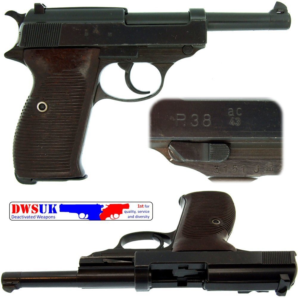Sale Wwii Walther P38 Ac43 Dwsuk