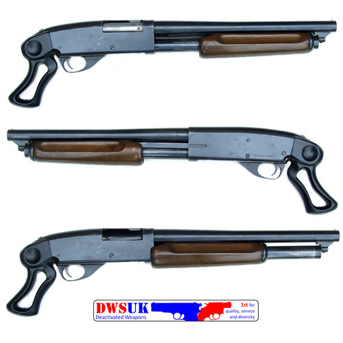 12G Short Barrelled Pump Action Shotgun - Stevens Model 67