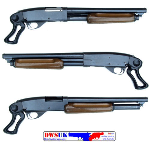 12G Short Barrelled Pump Action Shotgun - Stevens Model 67