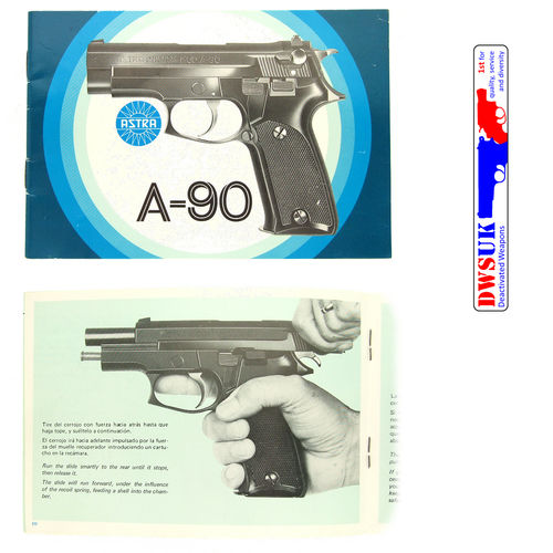 Astra A90 Pistol Manual