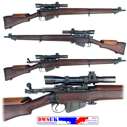 WWII No4 T Sniper Rifle & Scope