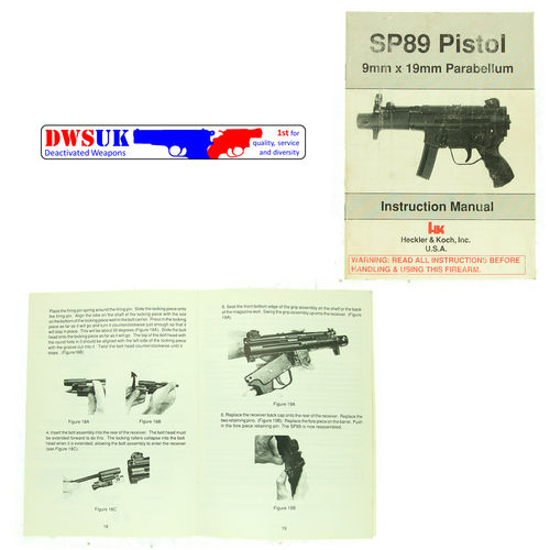 HK SP89 9mm Manual