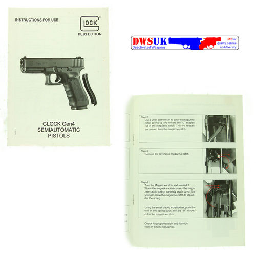 Glock Gen 4 Pistol Manual