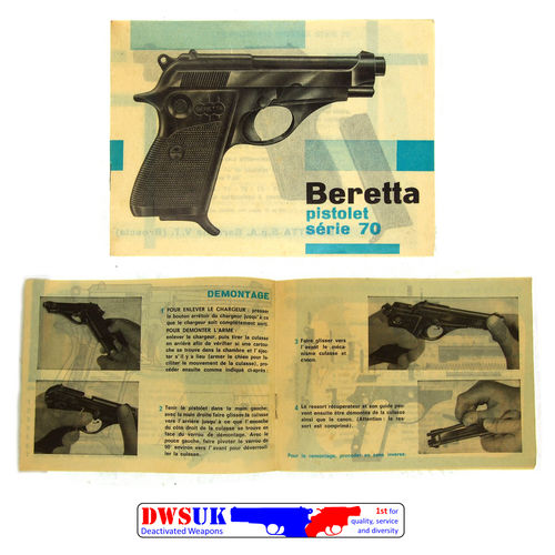 Beretta Model 70 Manual