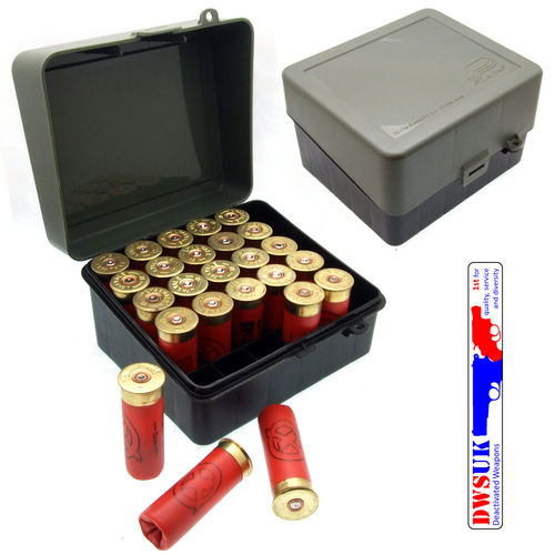 25 Boxed INERT 12G Shotgun Round - Red